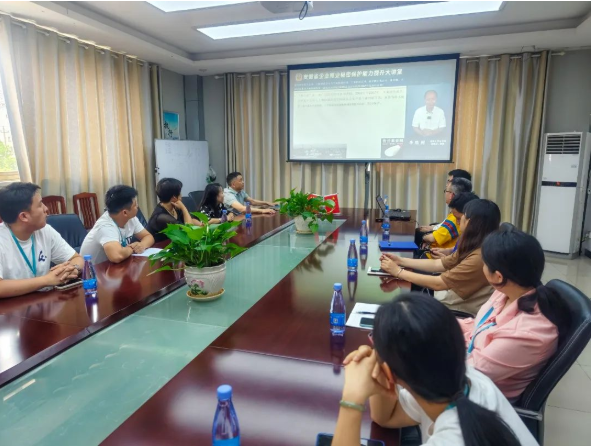 江南泵阀组织员工观看学习“安徽省企业商业秘密保护能力提升大讲堂”直播